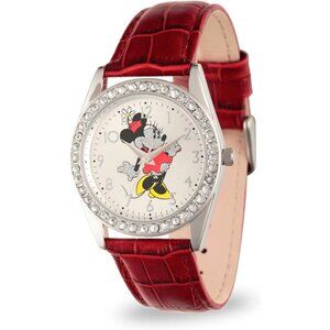 NWT - Disney Adult Round Glitz Analog Quartz Watch